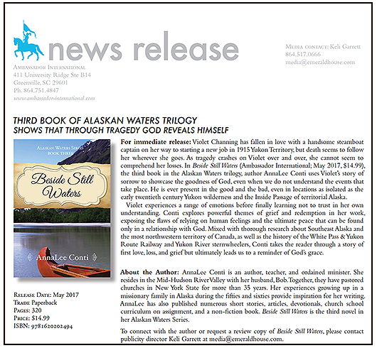 Beside Still Waters Press Release